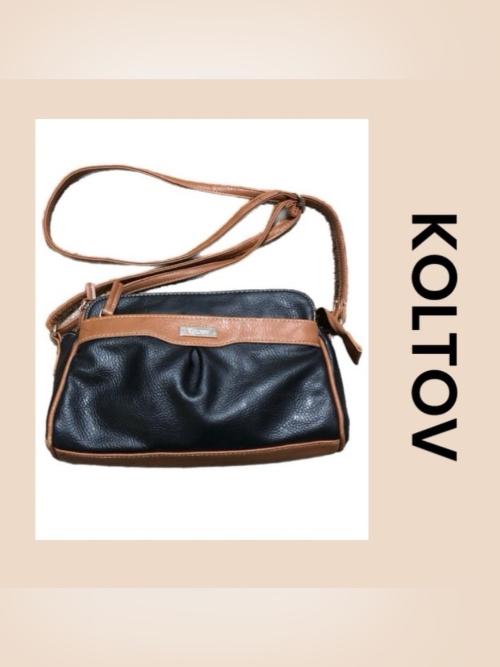 Koltov Multi-Pocket Crossbody Purse